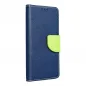 Samsung Galaxy S24 ULTRA Wallet Cases Fancy Book Navy / Lime 