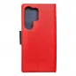 Samsung Galaxy S24 ULTRA Wallet Cases Fancy Book Red / Navy 