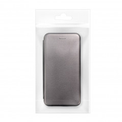 Samsung Galaxy S24 Wallet Cases Book Elegance Elegant  Grey 