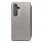 Samsung Galaxy S24 Wallet Cases Book Elegance Elegant  Grey 