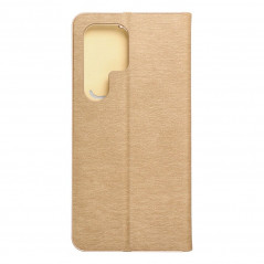 Samsung Galaxy S24 ULTRA Wallet Cases LUNA Book Gold Elegant  Gold 