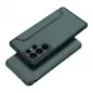 Samsung Galaxy S24 ULTRA Wallet Cases Razor Book Carbon Fibre, Carbon pattern  Dark green 