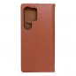 Samsung Galaxy S24 ULTRA Wallet Cases Leather case SMART PRO Elegant  Brown 