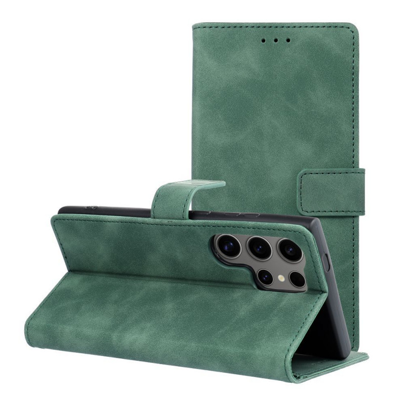 Samsung Galaxy S24 ULTRA Wallet Cases TENDER Book Green 