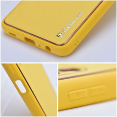 Samsung Galaxy S24 Case Leather Yellow 