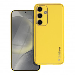 Samsung Galaxy S24 Case Leather Yellow