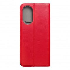 Oppo A58 Wallet Cases Smart Case Book Red 