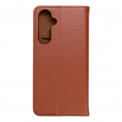 Samsung Galaxy S23 FE Wallet Cases Leather case SMART PRO Elegant  Brown 