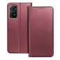 Oppo A58 Wallet Cases Smart Magneto book Burgundy 