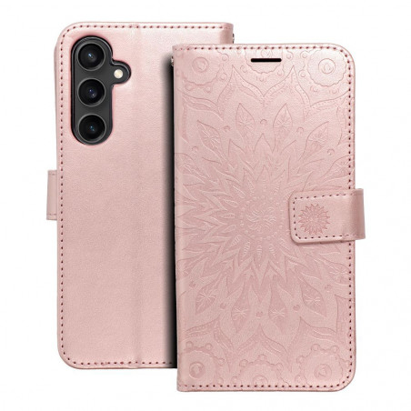 Samsung Galaxy S23 FE Wallet Cases MEZZO Book Mandala  Rose gold 