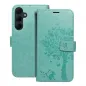 Samsung Galaxy A35 Wallet Cases MEZZO Book Tree  Green 