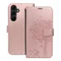 Samsung Galaxy A35 Wallet Cases MEZZO Book Tree  Rose gold 