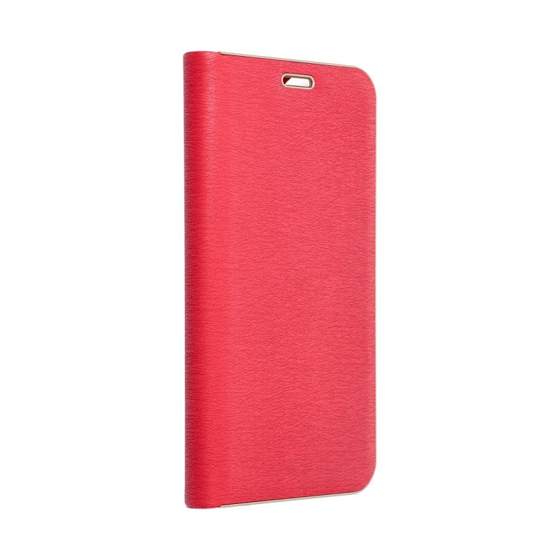 Samsung Galaxy S23 FE Wallet Cases LUNA Book Gold Elegant  Red 