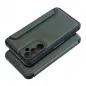 Samsung Galaxy S23 FE Wallet Cases Razor Book Carbon Fibre, Carbon pattern  Dark green 