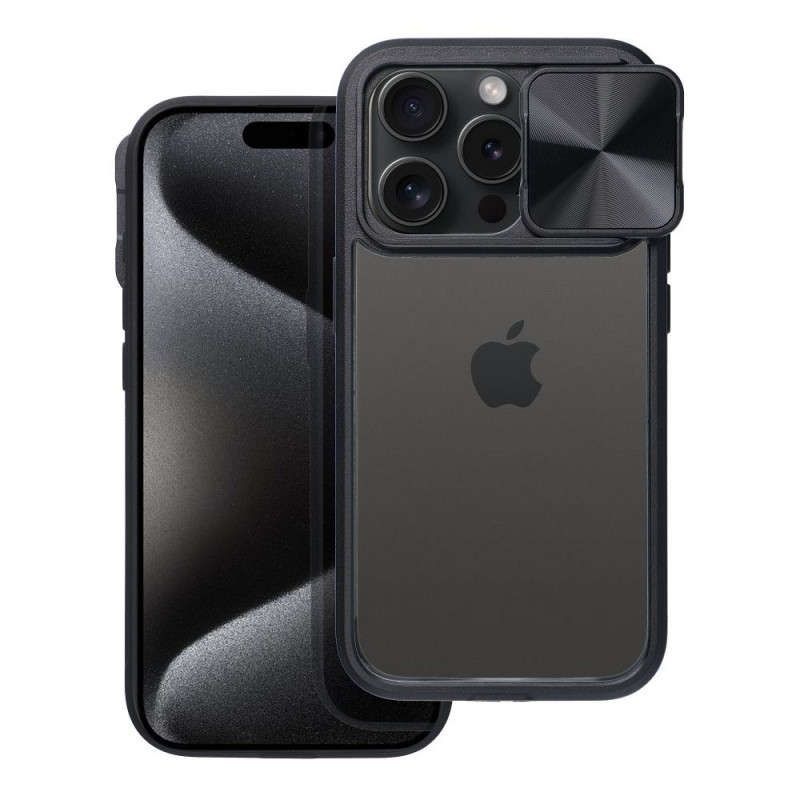 Apple iPhone 15 Pro Case Slider Black 