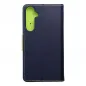 Samsung Galaxy A55 Wallet Cases Fancy Book Navy / Lime 