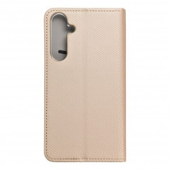 Samsung Galaxy A55 Wallet Cases Smart Case Book Gold 