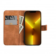 Samsung Galaxy A15 5G Wallet Cases TENDER Book Brown 