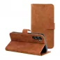 Samsung Galaxy A15 5G Wallet Cases TENDER Book Brown 