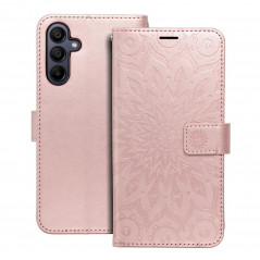 Samsung Galaxy A15 5G Wallet Cases MEZZO Book Mandala  Rose gold 