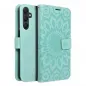 Samsung Galaxy A25 5G Wallet Cases MEZZO Book Mandala  Green 