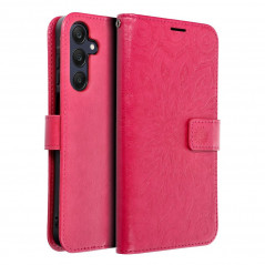 Samsung Galaxy A25 5G Wallet Cases MEZZO Book Mandala  Magenta 