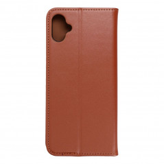 Samsung Galaxy A05 Wallet Cases Leather case SMART PRO Elegant  Brown 