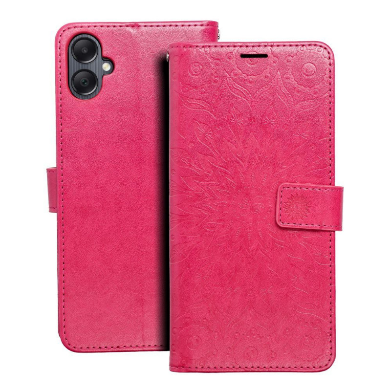 Samsung Galaxy A05 Wallet Cases MEZZO Book Mandala  Magenta 