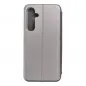 Samsung Galaxy A35 Wallet Cases Book Elegance Elegant  Grey 