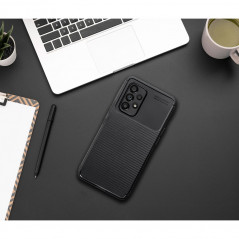 Samsung Galaxy A05s Case Carbon premium Elegant  Black 