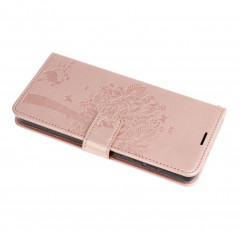 Samsung Galaxy A55 Wallet Cases MEZZO Book Tree  Rose gold 