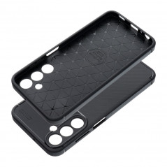 Samsung Galaxy A25 5G Case Carbon premium Elegant  Black 