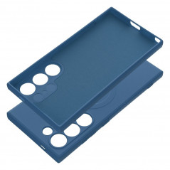 Samsung Galaxy S24 ULTRA Case Silicone Mag Cover MagSAFE  Blue 