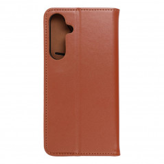 Samsung Galaxy A35 Wallet Cases Leather case SMART PRO Elegant  Brown 