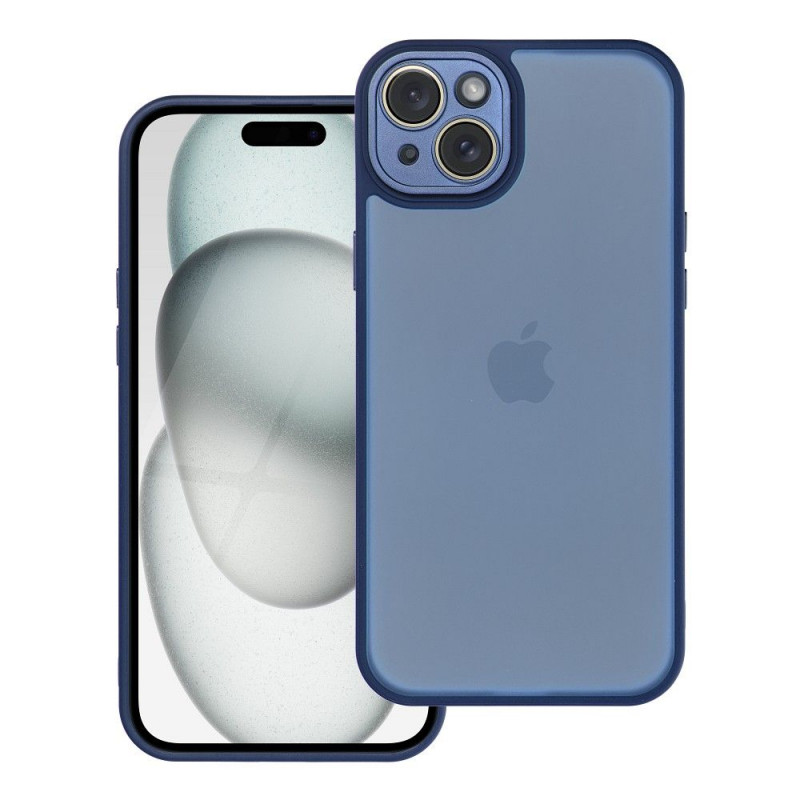 Apple iPhone 15 Plus Case VARIETE Elegant  Navy blue 