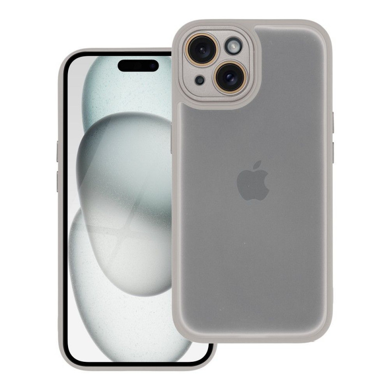 Apple iPhone 15 Case VARIETE Elegant  Steel 