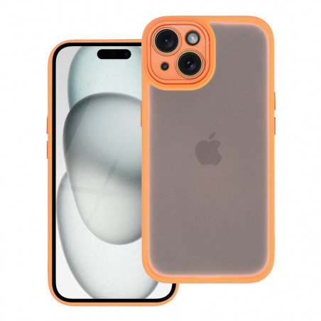 Apple iPhone 15 Case VARIETE Elegant  Apricot crush