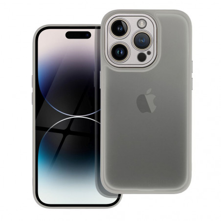 Apple iPhone 14 Pro Case VARIETE Elegant  Steel 