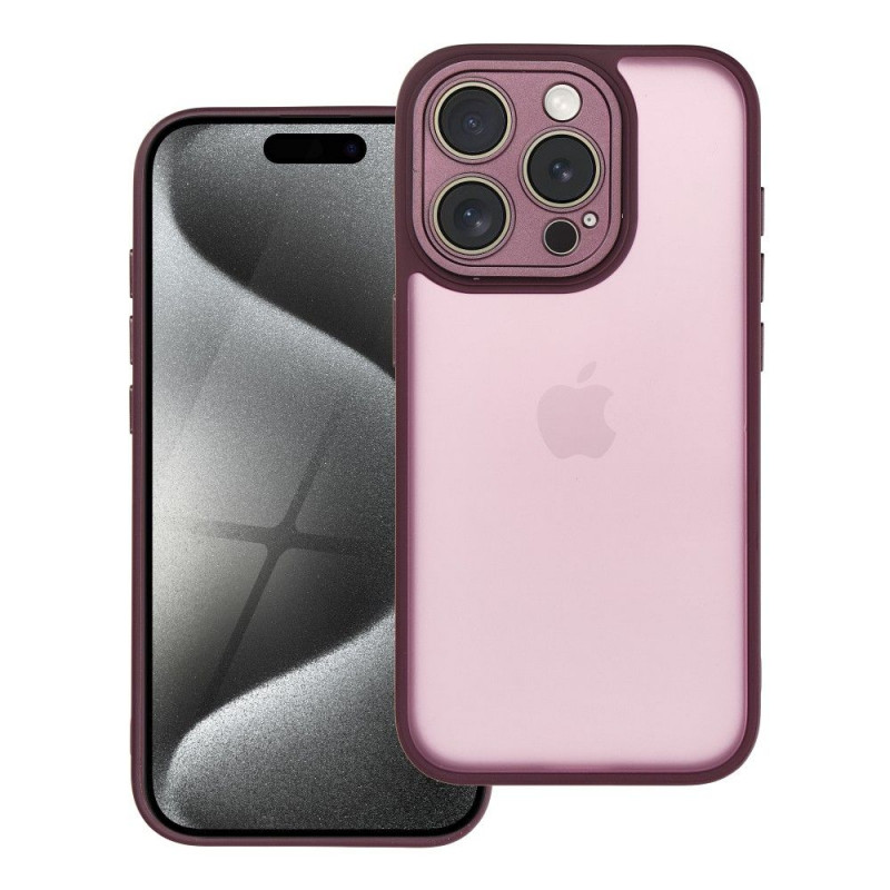 Apple iPhone 15 Pro Case VARIETE Elegant  Purple 