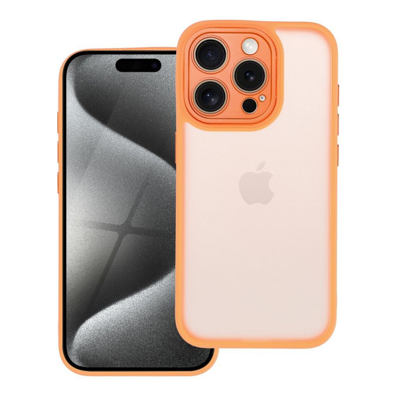 Apple iPhone 15 Pro Case VARIETE Elegant  Apricot crush 