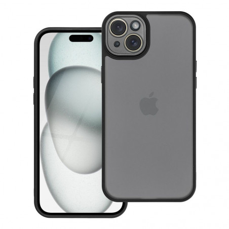 Apple iPhone 15 Plus Case VARIETE Elegant  Black 