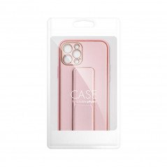 Samsung Galaxy S24 Case LEATHER Case Kickstand Pink 