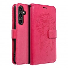 Samsung Galaxy S23 FE Wallet Cases MEZZO Book Dreamcatcher  Magenta 