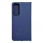 Samsung Galaxy A55 Wallet Cases LUNA Book Carbon Carbon Fibre, Elegant  Blue 