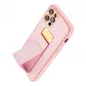 Samsung Galaxy A15 5G Case LEATHER Case Kickstand Pink 