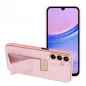 Samsung Galaxy A15 5G Case LEATHER Case Kickstand Pink 