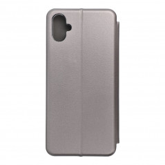 Samsung Galaxy A05 Wallet Cases Book Elegance Elegant  Grey 