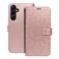 Samsung Galaxy A55 Wallet Cases MEZZO Book Mandala  Rose gold 