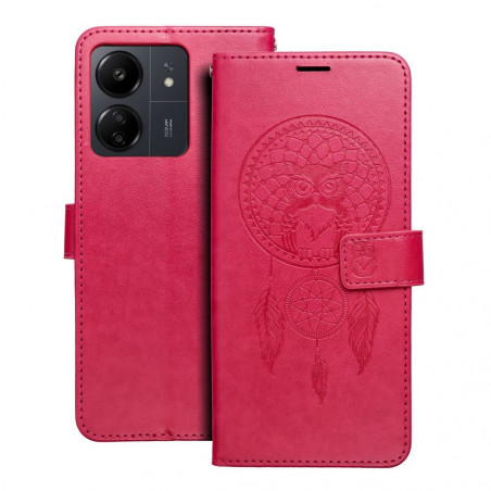 XIAOMI Redmi 13C Wallet Cases MEZZO Book Dreamcatcher  Magenta 