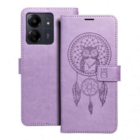 XIAOMI Redmi 13C Wallet Cases MEZZO Book Dreamcatcher  Purple